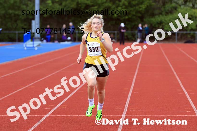 400 metres, 2026 North Eastern Track and Field Champs, Shildon, County Durham. Photo: David T. Hewitson/Sports for All Pics